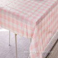 printed peva tablecloth with flannel back for party